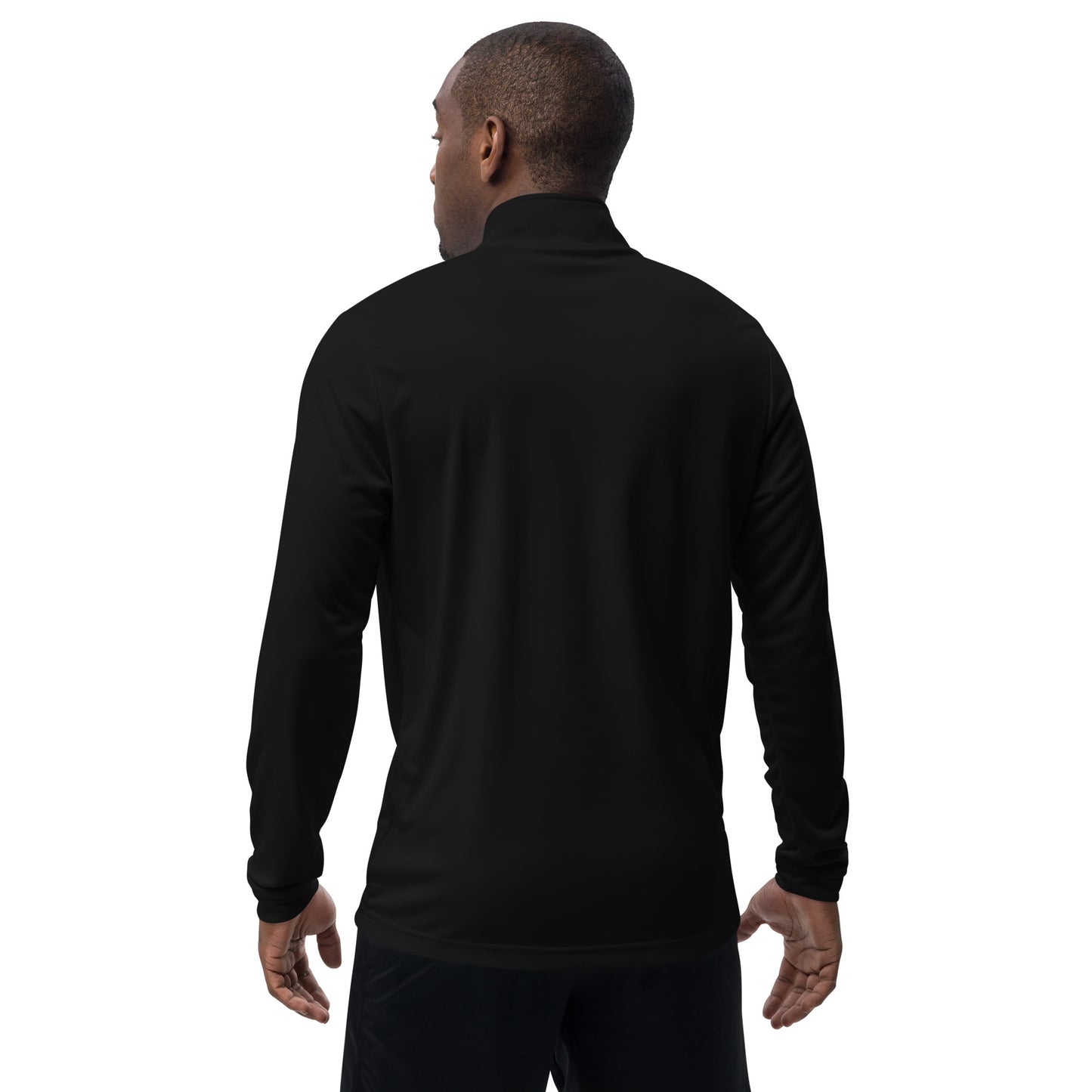Embroidered Adidas Quarter zip pullover