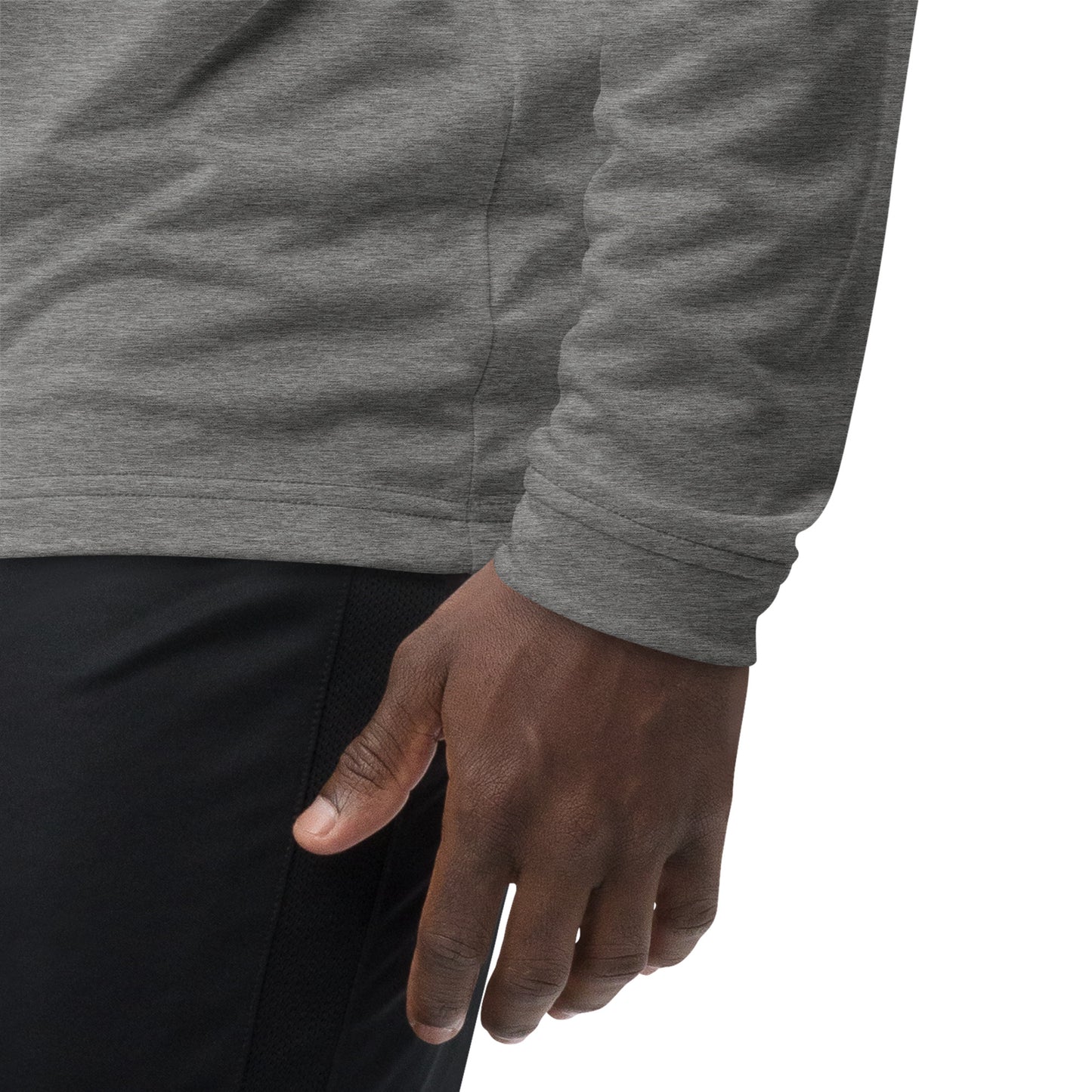 Embroidered Adidas Quarter zip pullover